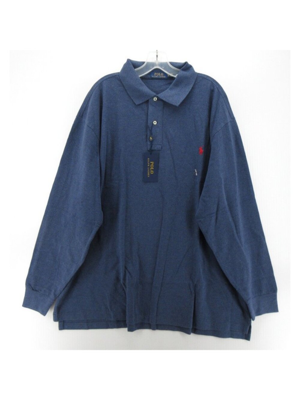 Polo Ralph Lauren Polo Shirt 2XB Navy Pullover Golf Pony Mesh Cotton